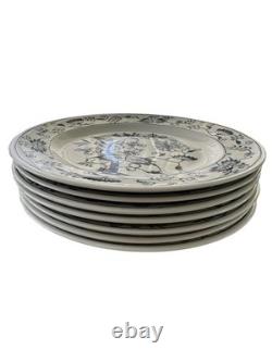 Set Of 7 Royal China Doorn Blue Onion 10 Ceramic Ironstone Dinner Plate Floral Set Of 7 Royal China Doorn Blue Onion 10 Ceramic Ironstone Dinner Plate Floral