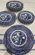 Set Of 8 ROYAL STAFFORD Blue Willow 11 DINNER PLATES -Made In UK-NEW