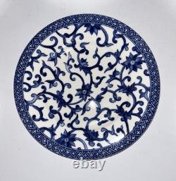 Set Of 8 Ralph Lauren Mandarin Blue Bread & Butter Plates 7.5