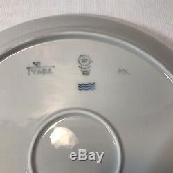 Set Of 8 Vintage Royal Copenhagen Gemina 41 / 14608 10 1/4 Dinner Plates