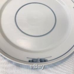 Set Of 8 Vintage Royal Copenhagen Gemina 41 / 14608 10 1/4 Dinner Plates