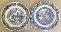 (Set of 2) CALAMITYWARE DINNER PLATES #10 & #7 Don Moyer Excellent Condition