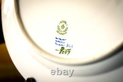 Set of 2 Royal Copenhagen Blue Flowers Braided 10 Dinner Plates 10/8097