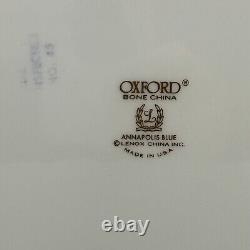 Set of 4 BRAND NEW Lenox ANNAPOLIS BLUE DINNER PLATES Unused 10 5/8 1983 NEW