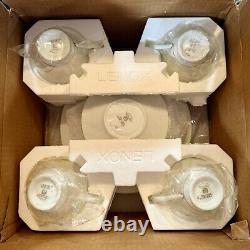 Set of 4 BRAND NEW Lenox ANNAPOLIS BLUE DINNER PLATES Unused 10 5/8 1983 NEW