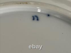 Set of (4) MEISSEN BLUE ONION/BLUE DANUBE 9.75 DINNER PLATES MARKED