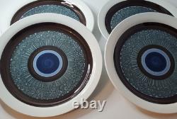 Set of 4 Rorstrand 10.5 inch Dinner Plates AMANDA by Christina Campbell 1970s