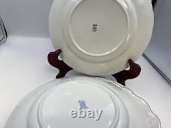 Set of 4 Spode BLUE BIRD Dinner Plates England Fine Stone