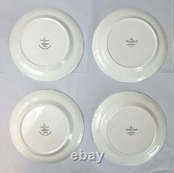 Set of 4 Villeroy & Boch Country Collection Cottage Blue Dinner Plate 10-1/2 in