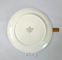 Set of 4 Villeroy & Boch Country Collection Cottage Blue Dinner Plate 10-1/2 in