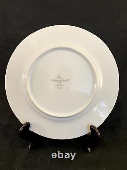 Set of 4 Villeroy & Boch, Switch 3 Corfu Dinner Plate Yellow Green Leaf. L@@K