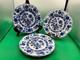Set of 4 x Vintage Dinner Plates Johnson Brothers HOLLAND Flow Blue