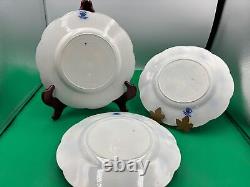 Set of 4 x Vintage Dinner Plates Johnson Brothers HOLLAND Flow Blue