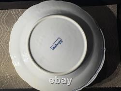 Set of 5 Blue Danube Blue Onion Dinner Plates 10.25 Japan Scalloped Excellent