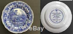 Set of 5 Spode Blue Room Collection 10½ Dinner Plates Traditions Series England