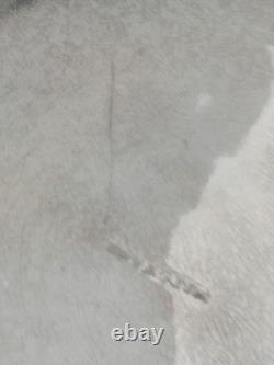 Set of 6 Antique Wedgwood Mandarin Blue 10 Rimmed Dinner Plates Etruria England