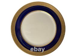 Set of 6 Lenox Westchester Cobalt Blue 10 1/2 Dinner Plates M-139-K