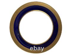 Set of 6 Lenox Westchester Cobalt Blue 10 1/2 Dinner Plates M-139-K