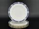 Set of (6) Royal Crown Derby Milldale Gold 10 5/8 Dinner Plates A. 1326