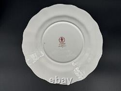 Set of (6) Royal Crown Derby Milldale Gold 10 5/8 Dinner Plates A. 1326