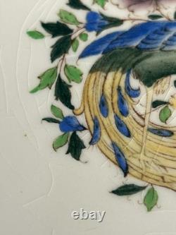 Set of 6 Royal Worcester Peacock Dinner Plates c. 1924 Very Rarely 9.25