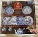 Set of 6 Spode Room Collection 10 Blue and White Pattern Plates New In Box