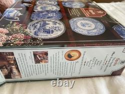 Set of 6 Spode Room Collection 10 Blue and White Pattern Plates New In Box Set of 6 Spode Room Collection 10 Blue and White Pattern Plates New In Box