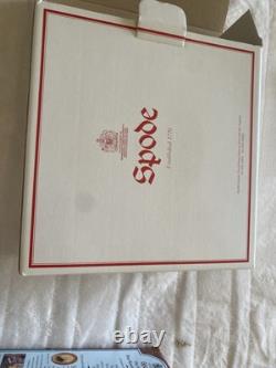 Set of 6 Spode Room Collection 10 Blue and White Pattern Plates New In Box