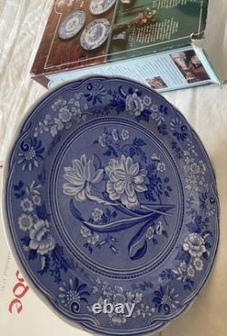 Set of 6 Spode Room Collection 10 Blue and White Pattern Plates New In Box