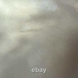 Set of 6 Vintage Pillivuyt France Dinner Plates 9 1/2 Blue Banded, with Wear READ