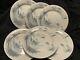 Set of 6 Vues D'Orient Dinner Plates From GIEN Blue Plate 10 1/2 New in Box
