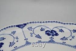 Set of 7 CHRISTINEHOLM Echt Cobalt Blue White Porcelain Plate Germany 10.5