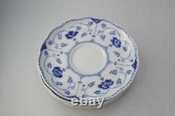 Set of 7 CHRISTINEHOLM Echt Cobalt Blue White Porcelain Plate Germany 5.5