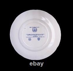Set of 7 Wedgwood Columbia University Blue Dinner Plates 10 7/8 China Dishes