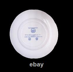 Set of 7 Wedgwood Columbia University Blue Dinner Plates 10 7/8 China Dishes