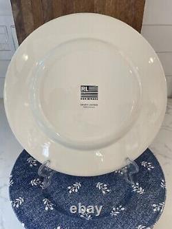 Set of 8-(6)Ralph Lauren RL Denimware Dinner Plate -11 Kate Nellie Denim (2)RS