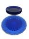 Set of 8 Avon Royal Sapphire Cobalt Blue Dinner Plate 10 1/4