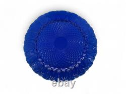 Set of 8 Avon Royal Sapphire Cobalt Blue Dinner Plate 10 1/4