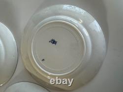 Set of 8 S. W Dean Burslem STORKS England c1910 9.75 Dinner Plate Antique