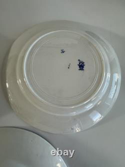 Set of 8 S. W Dean Burslem STORKS England c1910 9.75 Dinner Plate Antique