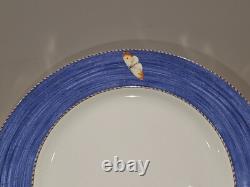 Set of EIGHT Wedgwood Sarah's Garden Dinner Plates 11 1/8 Blue Red Yellow