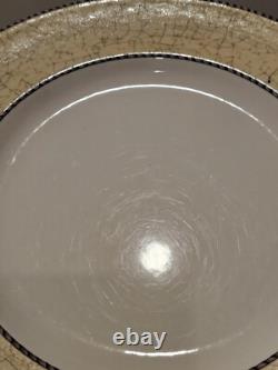 Set of EIGHT Wedgwood Sarah's Garden Dinner Plates 11 1/8 Blue Red Yellow