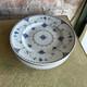 Set of six Johnson Brothers of England blue Denmark pattern dinner plates