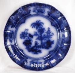 Shapoo Flow Blue Dinner Plate T & R Boote 9.5 in Antique 1842