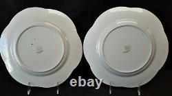 Shelley Dainty Blue Set of 8 Large Dinner Plates England Bone China