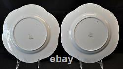 Shelley Dainty Blue Set of 8 Large Dinner Plates England Bone China