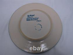 Signed Dorchester Pottery N. Ricci Fecit Cah Fiddlehead Scroll Dinner Plate #2