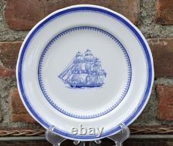 Spode Blue Clipper 3 piece plate place setting dinner salad bread S 3611-Y