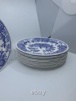 Spode Blue Room Collection Girl At Well Dinner Plates Set Of 10