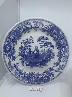 Spode Blue Room Collection Girl At Well Dinner Plates Set Of 10